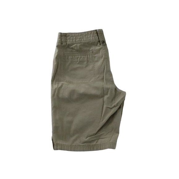 GANDER MTN. Shorts Women's Size 10 Snap Zip Closure Slash Pockets Green - Picture 9 of 11